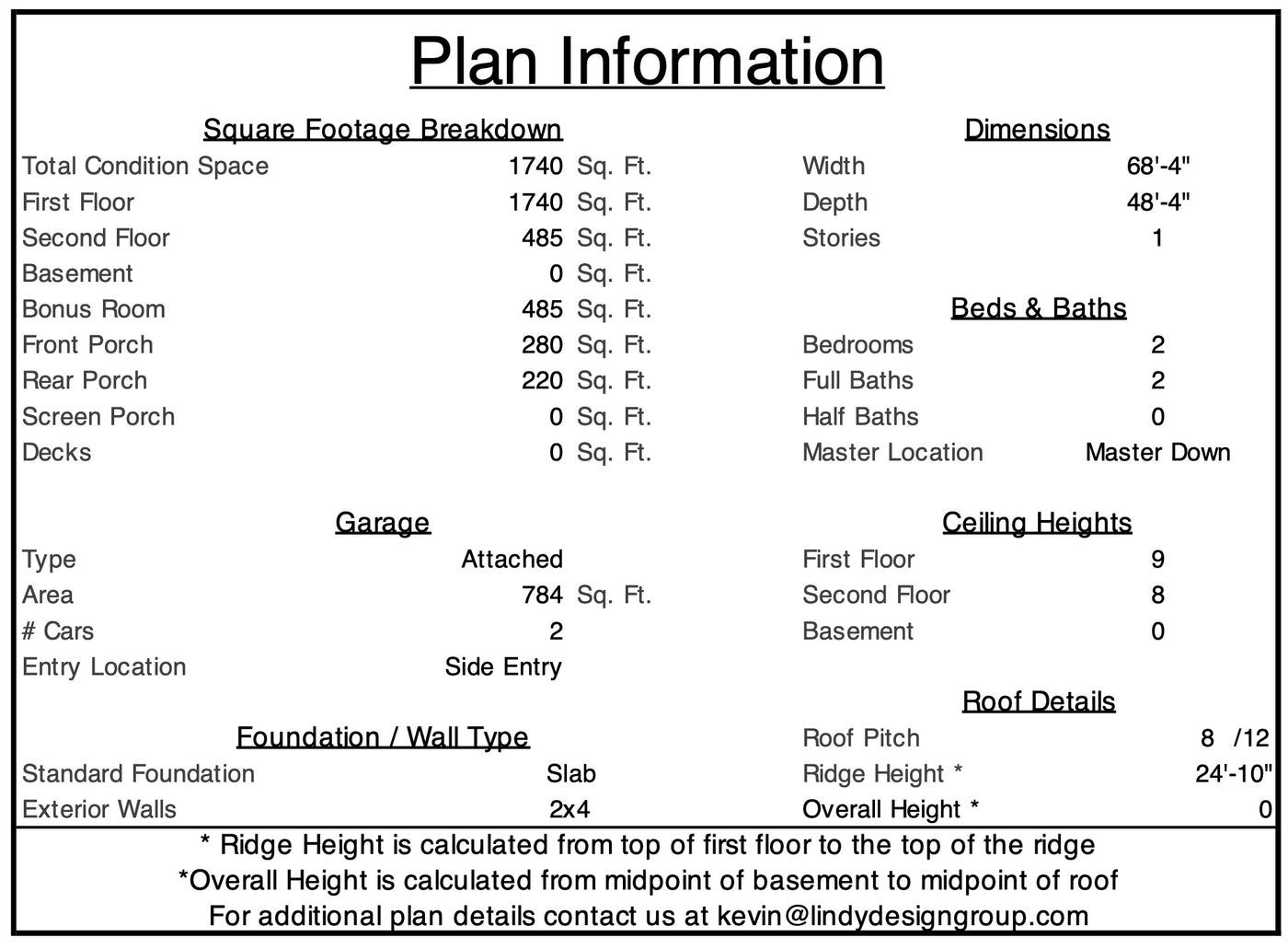 The Flowers specifications