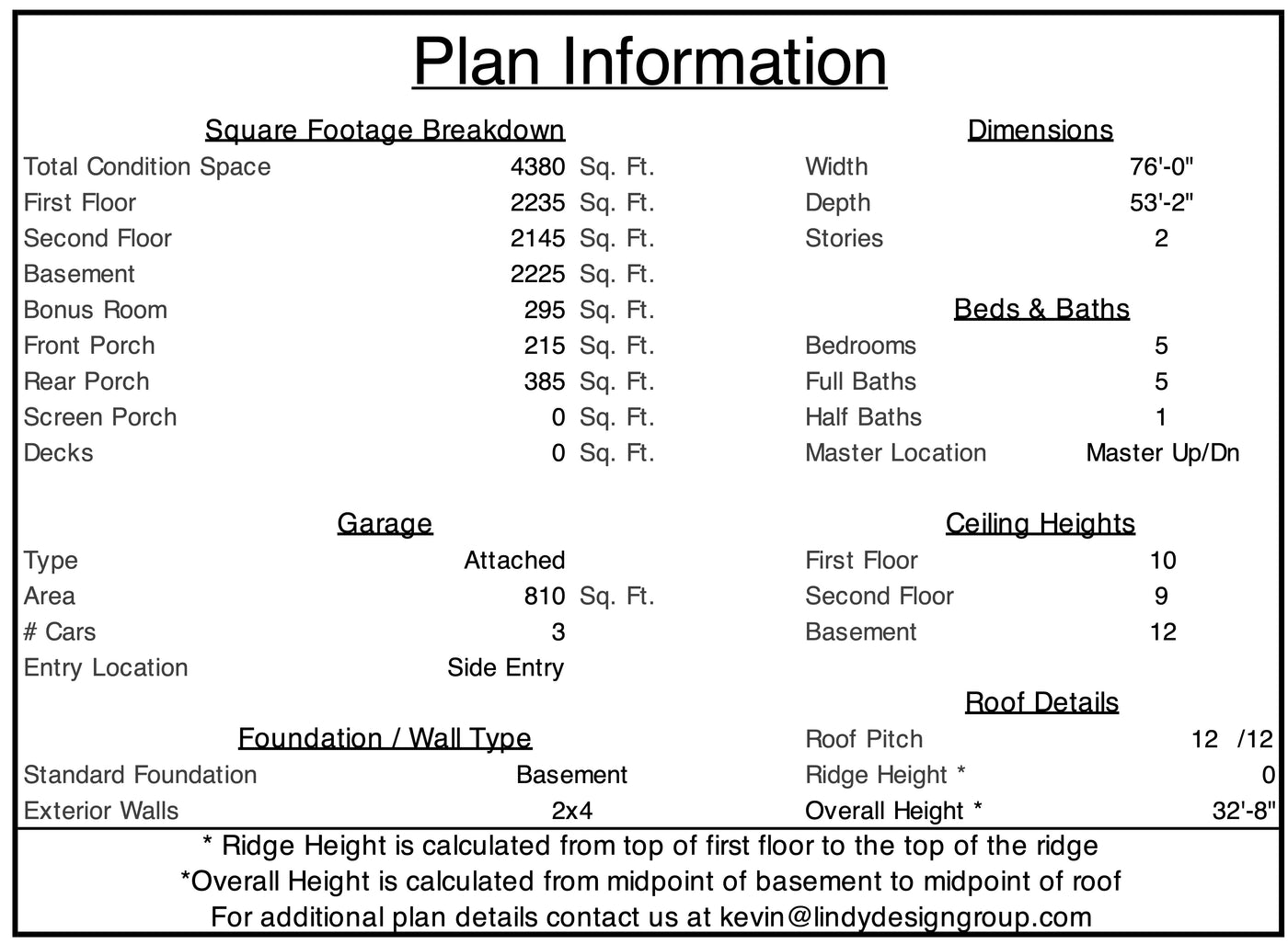 Herrick specifications