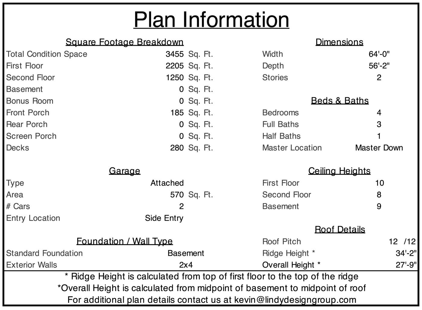 Misty Lodge specifications