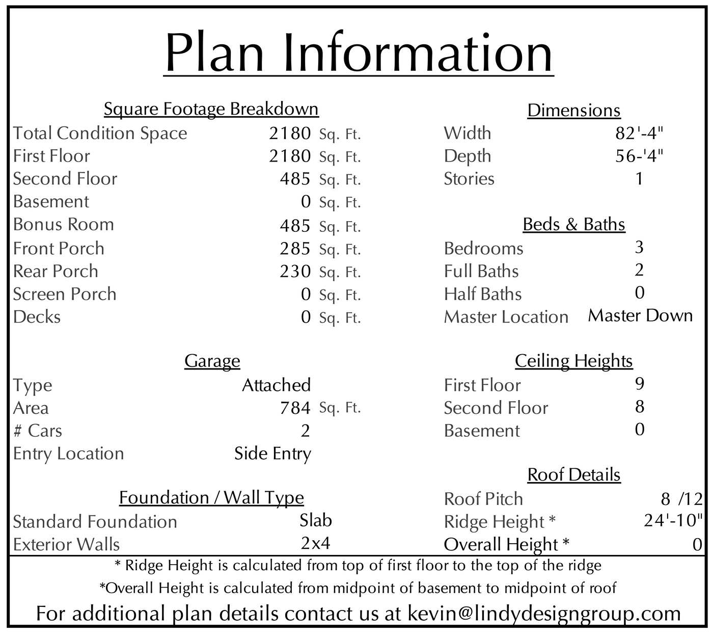 Rose Garden specifications